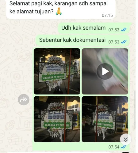 Pengiriman Papan Bunga Selamat Kunir Butuh