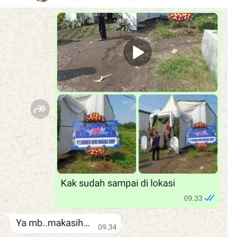 Pengiriman Karangan Bunga Kunir Butuh