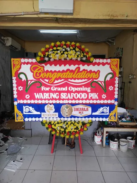 Papan Bunga Ucapan Selamat Kunir Butuh
