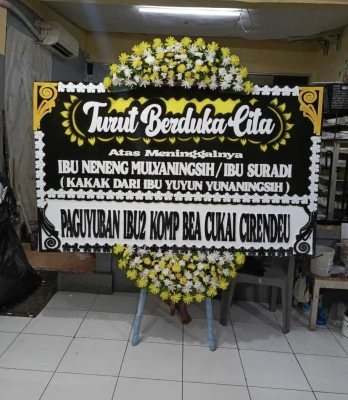 Papan Bunga di Kunir Butuh